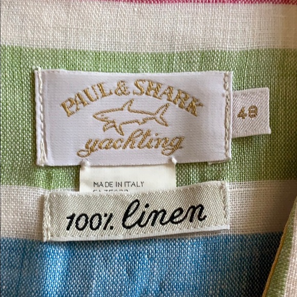 King sleeve linen button up - Picture 3 of 4